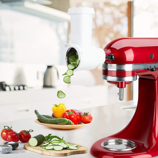 Korvstoppare Slicer Shredder Tillbehör Lämplig för Kitchen Aid Mixer