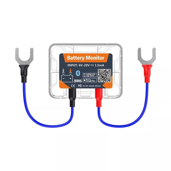 BM6 Batteritestare Övervakare 12V Bilbatteriindikator med Bluetooth för iOS Android