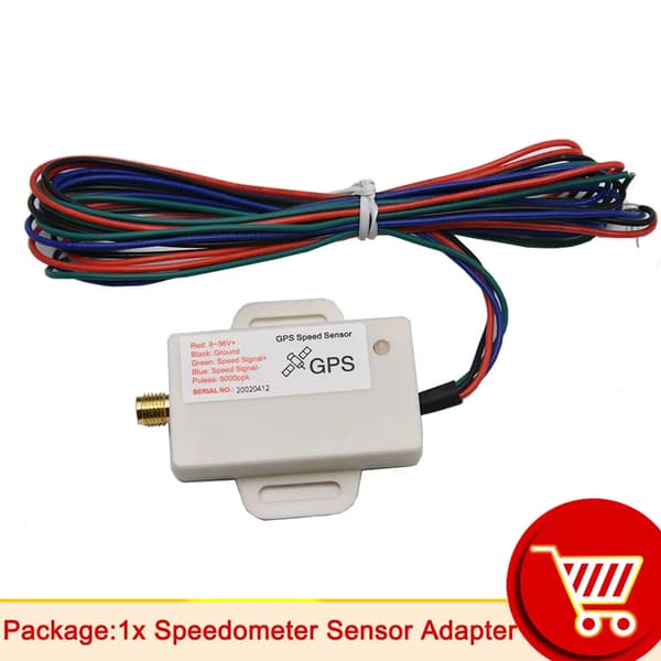 HD Speedometer Sensor Adapter GPS Antenne GPS Hastighetssender Konverter Til Pulssignalutgang Hastighetssignal Til Speedometer / Turteller