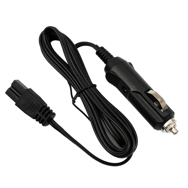 1,8M Sort DC 12V 10A Strømadapter Forlængerledning Kabel Stikledning 2-benet Oplader Til Bilkøler Køleboks Mini Køleskab B Type