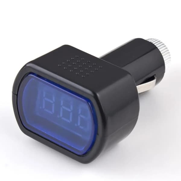 DC 12V-24V LED Display Cigarettænder Elektrisk Spændingsmåler tester Til bilbatteri Voltmeter indikator