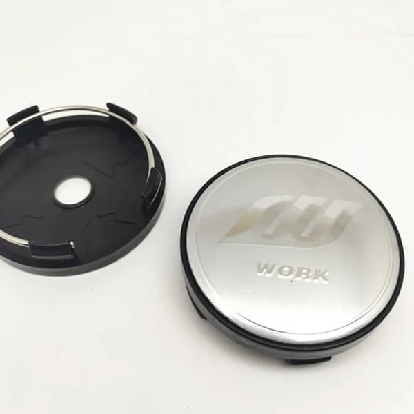 4 st 60 mm VS W Work Hjul Navkapslar Logo Emblem Märke Bil Styling Fälgar Skydd