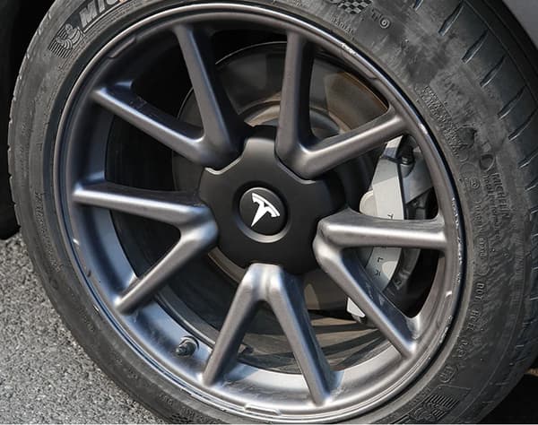 4 STK Opgraderede hjulkapsler til bilcenter til Tesla Model 3 2021-2023 18 \" Fælgkapsel Bildekorations tilbehør