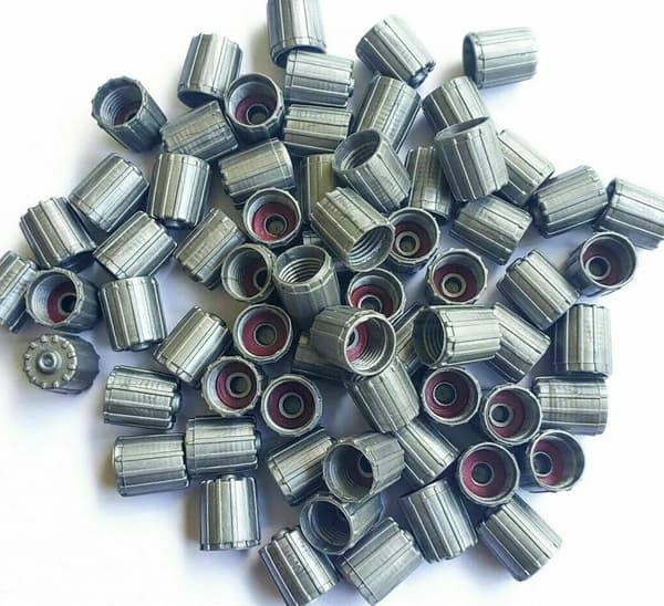 50 st Lång / Gråsvart Plast TPMS Ventilkåpa För TR20008 TPMS Ventilstam