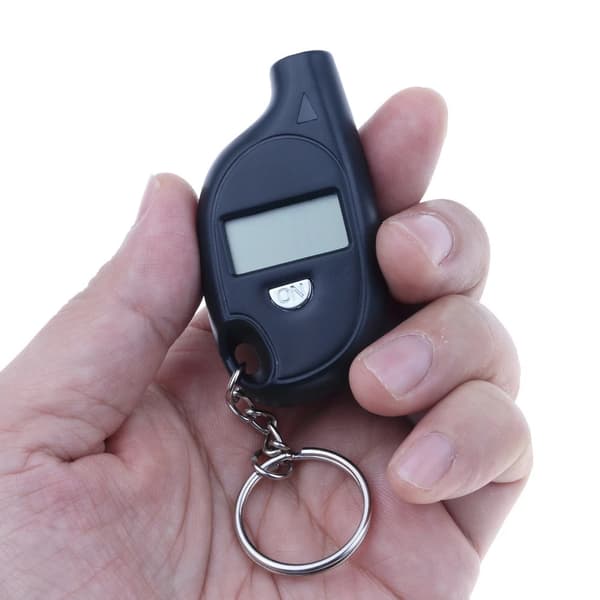 Mini Nyckelring Stil Däck Lufttryck Digital LCD Display 2-150 PSI Bil Däcktrycksmätare Testare Mätare För Bilar Motorcykel Verktyg