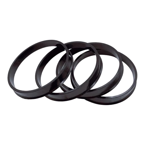 4x Auto 66,6 mm - 57,1 mm pyörän keskiörengas