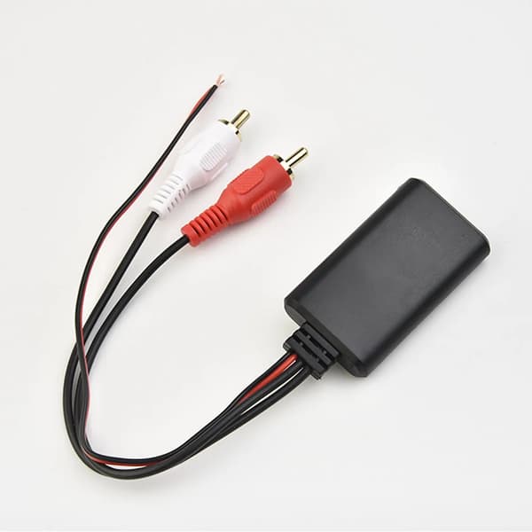 1 stk. Bluetooth 2RCA AUX Kabel Adapter Bil Bluetooth Modtager Modul AUX-in Adapter Høj kvalitet Til Køretøjer Med 2RCA Interface