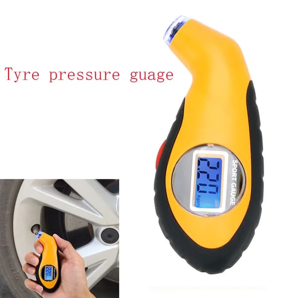Säkerhetslarmsystem LCD-skärm Mini Bil Däcktrycksövervakningssystem USB TPMS