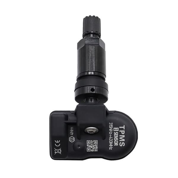TPMS universell programmerbar däcktryckssensor universell 315-433MHz dubbelfrekvens svart metall~0448