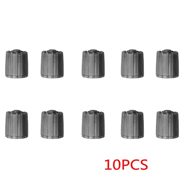10st 8,8 mm Nylon TPMS Däckventilstamlock Kit Grå Universal Biltillbehör för Bil Lastbil Motorcykel Bra Tätning