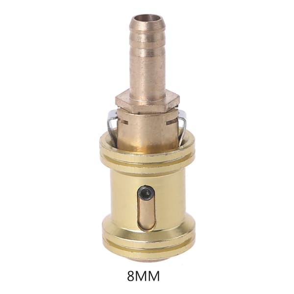 6,5/8 mm Bil Däckventil Klämma Pump Munstycke Solid Mässing Snabbkoppling Inflationskontakt Luftchuck Inflator Pump Adapter