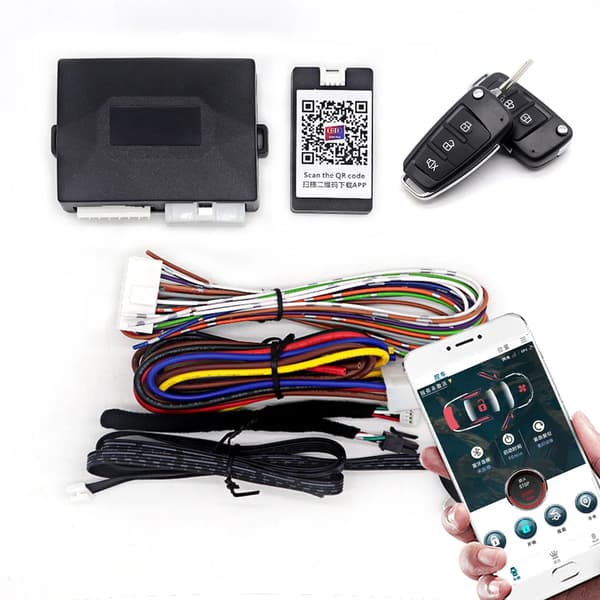 Universal Bilalarm Autostart Nyckellöst System Fjärrstart Kit För Bil Tryck En Knapp Start Stopp System Biltillbehör