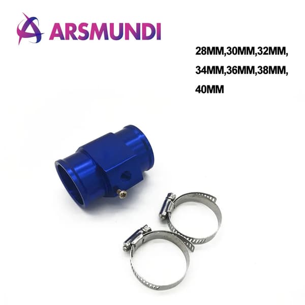 26mm-40mm Fordonsbil Vattentemperatur Sensor Mätare Gemensam Rörsensor Radiatorslangadapter