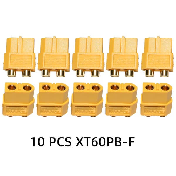 Amass XT60-P Stik XT60PB Konnektor Han Hun PCB Dedikeret til PCB-kort Til RC Modeller XT60 PCB