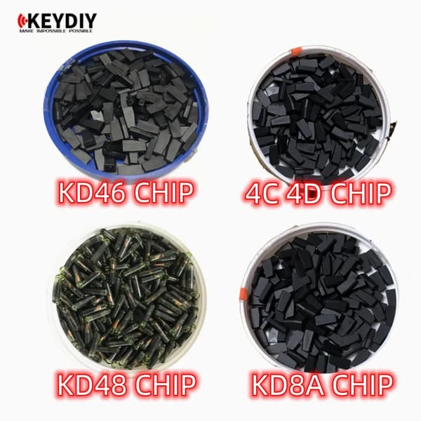 10 st Chip KD transponderchip KD 4D ID4C ID46 KD4D KD46 KD48 KD8A 4C 4D 46 48 8A kopieringschip för KD-X2