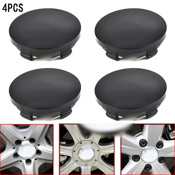 4 st 60 mm Bilhjul Navkapslar Universal ABS Fordonsdäck Fälgskydd Dekorationer Biltillbehör