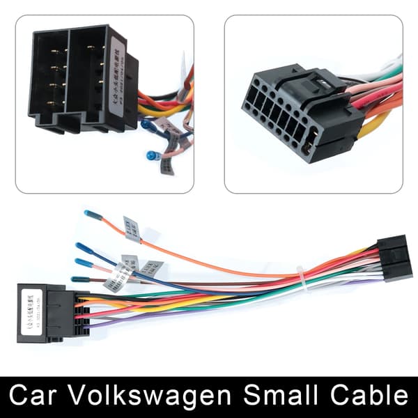 Strömkontakt 2 Din Bil Android Radio Kabel Universal