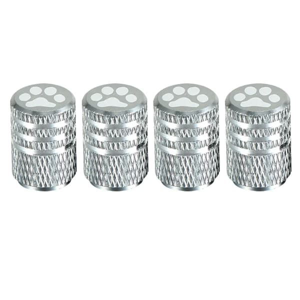 4 st/set Björntass Däckventilstammar Aluminium Bil Dammtäta Kapslar Däckhjul Stamluftventilkapslar