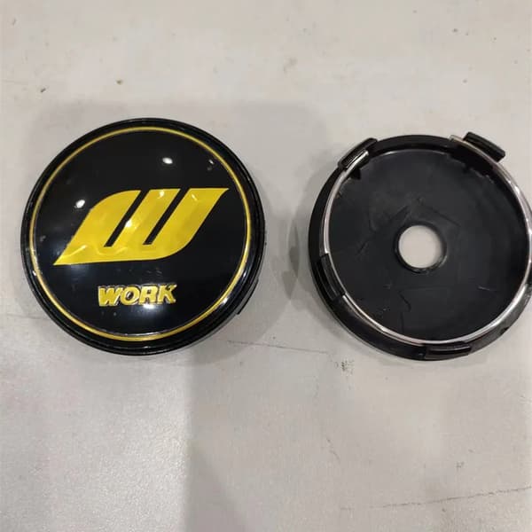 4 st 60 mm VS W Work Hjul Navkapslar Logo Emblem Märke Bil Styling Fälgar Skydd
