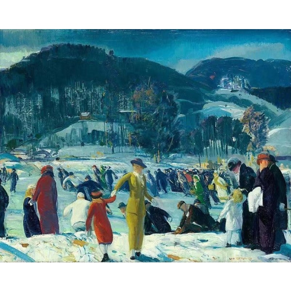 Love of Winter ,  George Bellows Brun