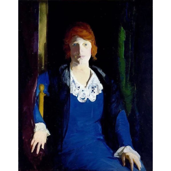 Portrait of Florence Pierce ,  George Bellows Brun