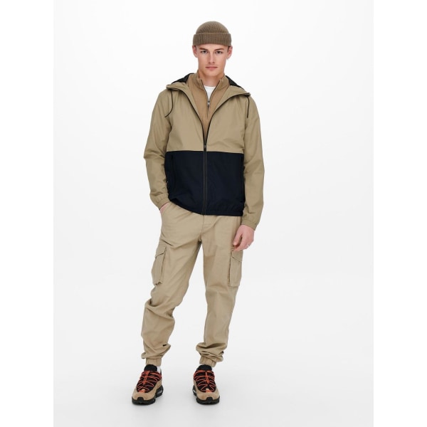 Freddy Technical Hood Jacka - Chinchilla Sand/Beige XL