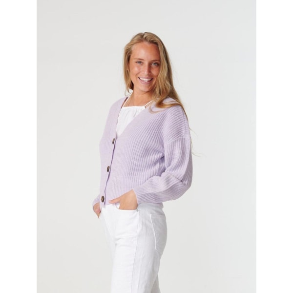 Lea Cardigan - Pastell Lilac Purple XS