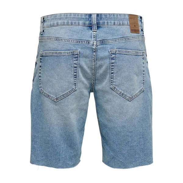 Denim Shorts - Ljusblå Blå 31