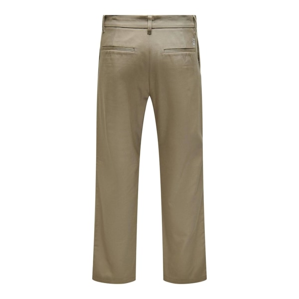 Edge Chino Byxor - Chinchilla Sand/Beige 30/30