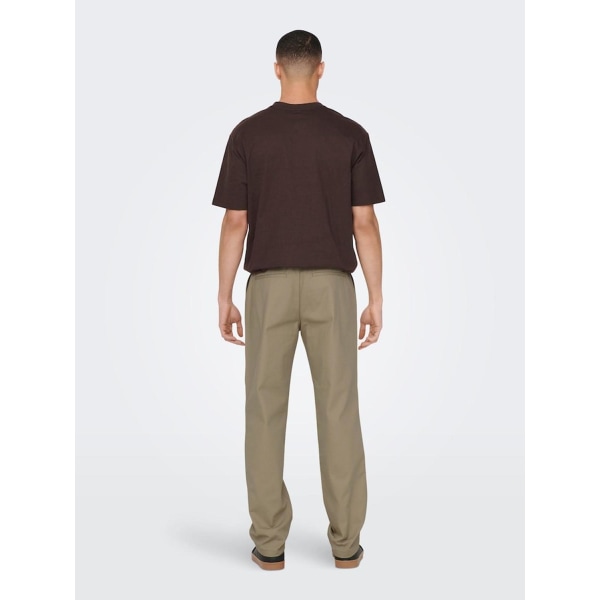 Edge Chino Byxor - Chinchilla Sand/Beige 29/32