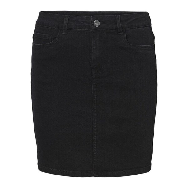 Het Seven Kjol - Svart denim Black M