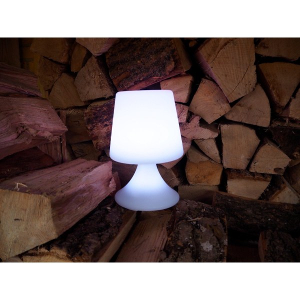 Maria LED-lamppu, 26 cm, valkoinen White