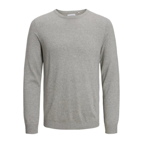 Basic Knit Crewneck Grå 3XL