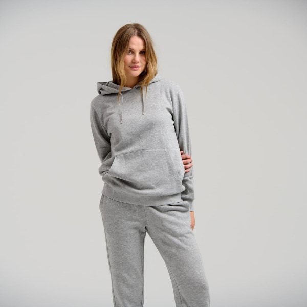 Basic Hoodie Sweat Grå XS