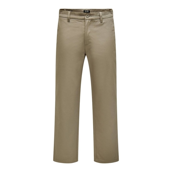 Edge Chino Byxor - Chinchilla Sand/Beige 32/32