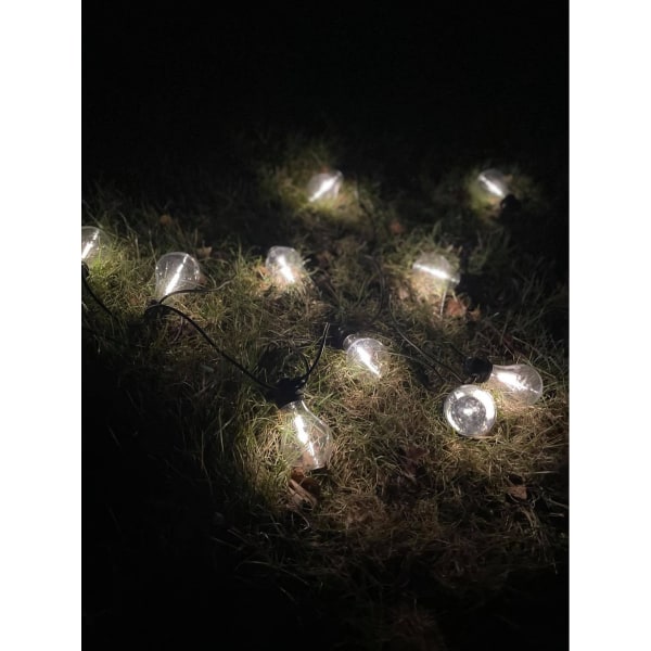 Sofia LED-ljuskedja 10 klara glödlampor 5 m White