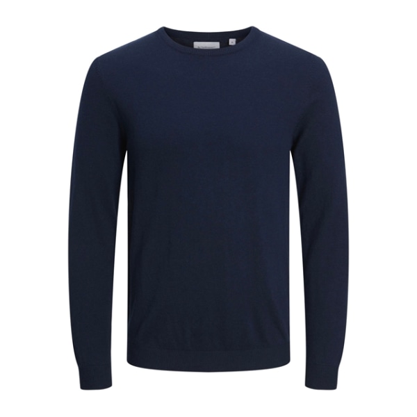 Basic Knit Crewneck Blå 2XL