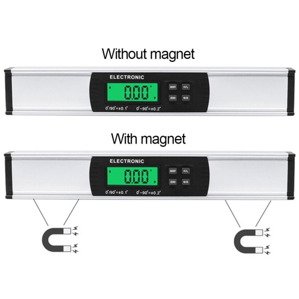 Elektronisk vaterpas Digital vaterpas MED MAGNET MED With magnet