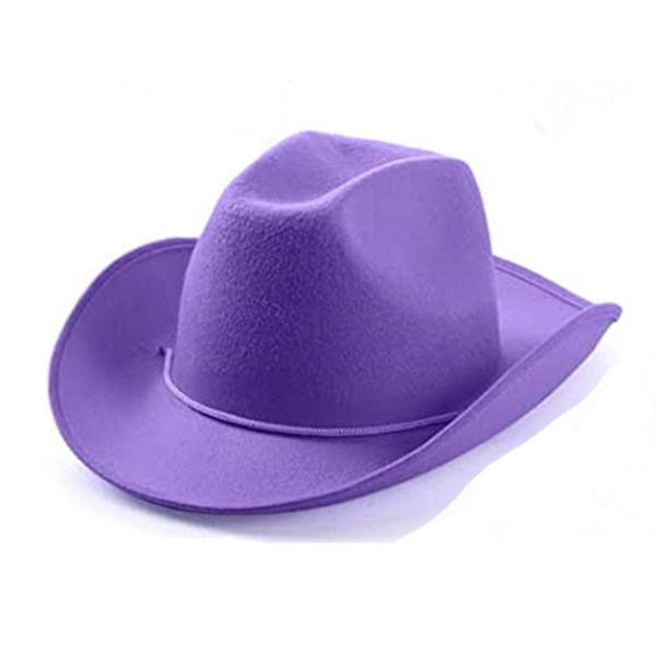 Cowboy Hat Cowgirl Hat PURPLE PURPLE Purple