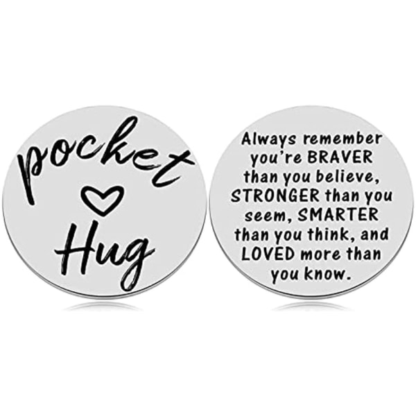 Pocket Hug Token Rohkaisu Juhli lahjat muistotilaisuus