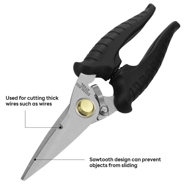 Multifunktionel Saks Skæreværktøj Wire Cutter