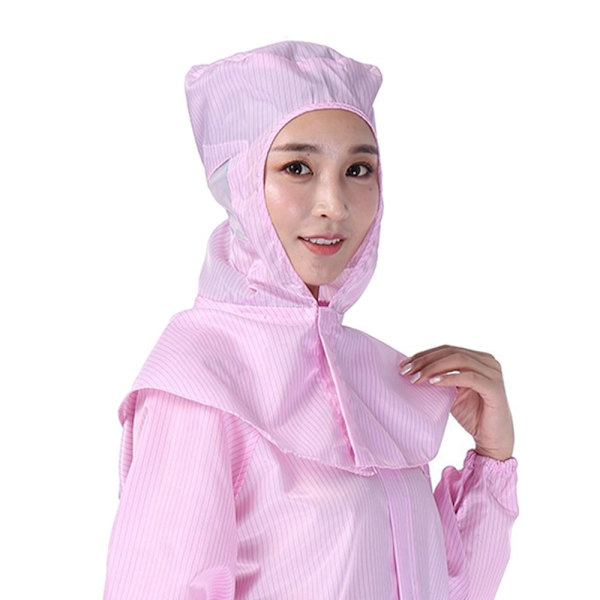 Antistatisk Work Shawl Hat Støvtæt Shawl Hat PINK pink