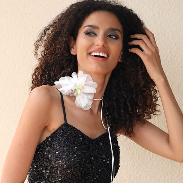 Blomster Choker Halskæde 3 3 3