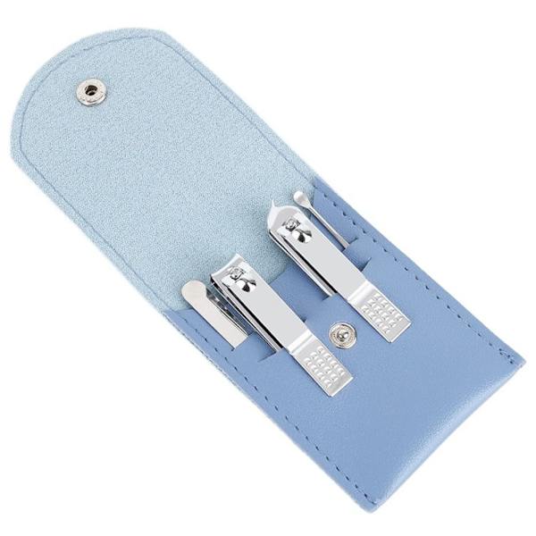 4st/ Set Manikyr Set Nagelklippare Verktyg BLÅ AA Blue A-A