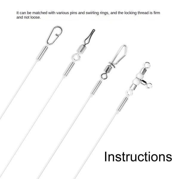 Fishing Wire Tube Line Crimping Sleeves 1,4X8 1,4X8 1.4X8