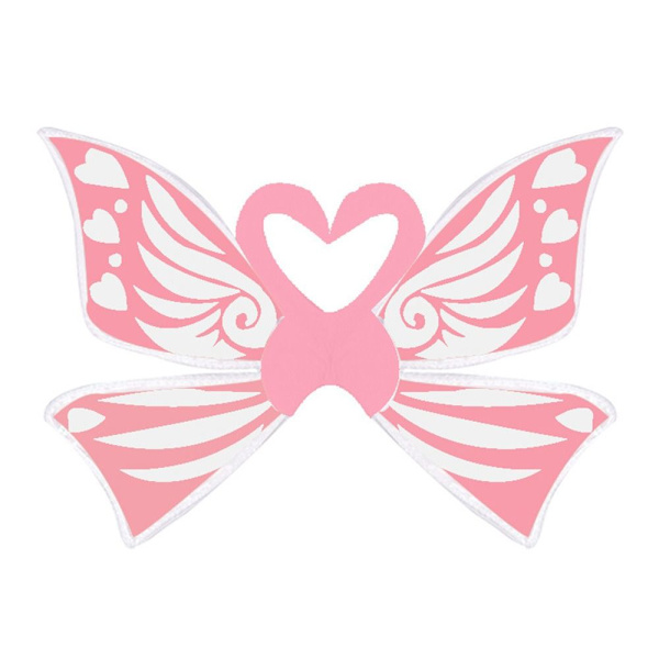 Butterfly Fairy Wings Prinsesse Angel WHITE White