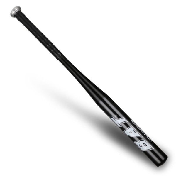 Baseballbat i fuld aluminiumlegering - Sort Black