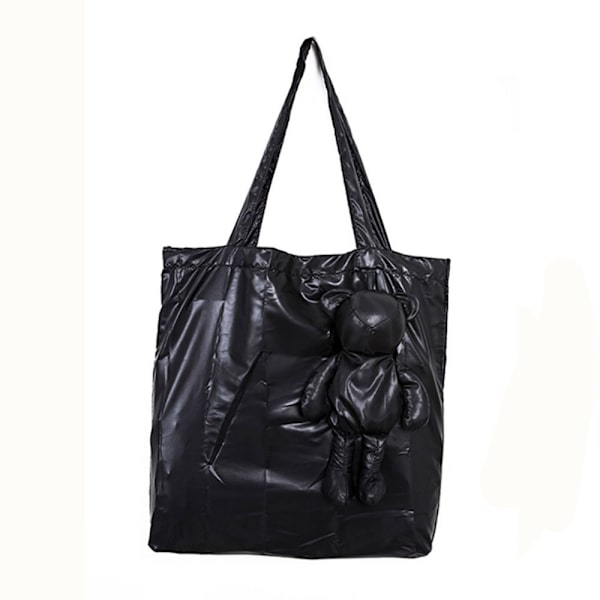Cartoon Bear Shopping Bag Mulepose SORT black
