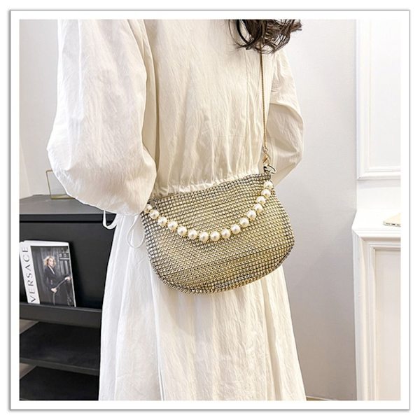 Skuldertasker Crossbody taske GULD gold