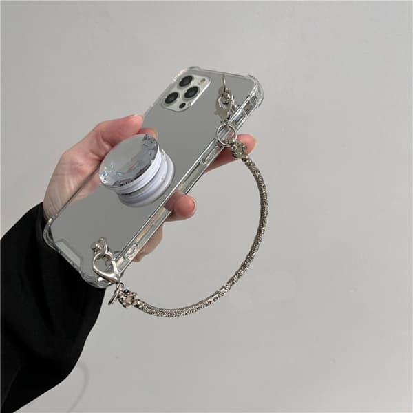 Mobiltelefon Snodd Anti-förlorad Rep SILVER silver